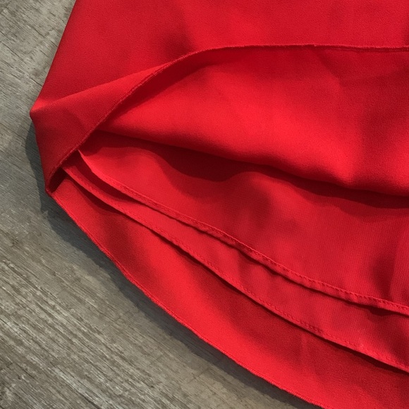 Wilfred Neuchatel Red Off the Shoulder Dress Size XXS Pockets - Picture 8 of 9